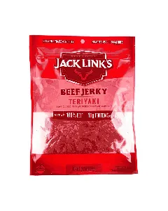 Beef Jerky, Teriyaki Flavor, 3.25 oz【Low Calories High-Protein Healthy Snacks】