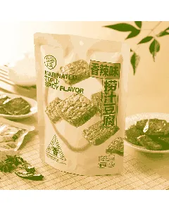 Braised Tofu in Spicy Sauce ,5.57 oz *3【3 Packs】【 Packaging May Vary】