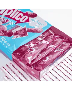Calpico Mini Wafer Cone Chocolate & Milk & Strawberry Flavor 3.21oz [Supplement Daily Calcium Requirement]