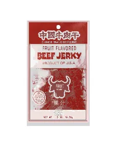 CHINESE BRAND Fruit Flavor Beef Jerky 42.52g