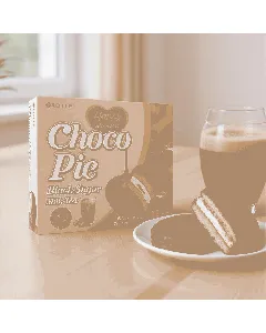 Choco Pie Black Sugar Milk Tea Flavor 12p 11.85 oz