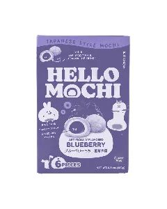 Hello Mochi Blueberry Mochi,Gluten Free,6.3 oz