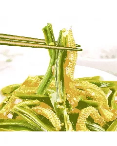 Lettuce Stem Konjak Sour ,20pc 11.29 oz-guan00051