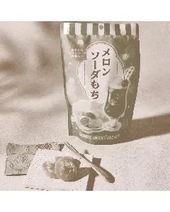Melon Soda Mochi ,Rice Cake, Stand Pack 4.23 oz【Japanese Desserts】
