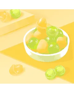 Peelable Gummy Mango Grape Flavor 7.93 oz
