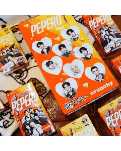 PEPERO Crunchy Chocolate Biscuit Stick, 【8 packs in 1 box】11oz【Stray Kids Pick】【Packing May Vary】