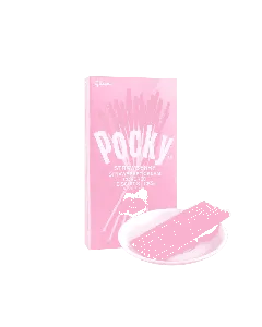 Pocky Strawberry Cream Cookie Sticks, 2.46oz