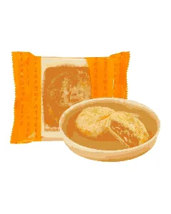 Pure Vegetarian Seaweed and Nut Su-style Mooncake 80g