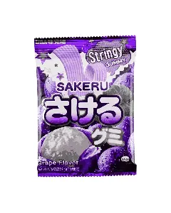 Sakeru Jelly Gummy Candy Grape 7pcs 1.16oz