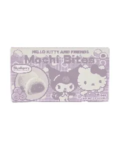 Sanrio Hello Kitty Kuromi Mochi Bites Blueberry Flavor 2.82oz