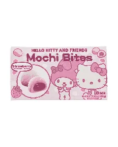 Sanrio Hello Kitty My Melody Mochi Bites Strawberry Flavor 2.82oz