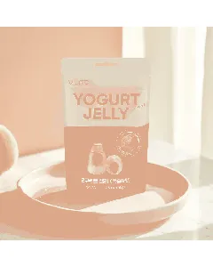 Sweet Yogurt Peach Flavor Jelly Gummy Candy, 1.76 oz