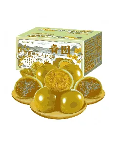 Traditional Qingming Green Rice Cake Jiangnan Specialty Mochi Pastry Snack 12 Pieces 1.1lb