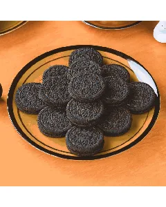 White Peach Oreos - Chocolate Sandwich Cookies with White Peach Cream, 3.42oz