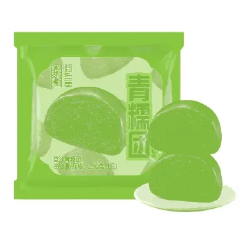 Bean paste green glutinous dumpling, Qingming green dumpling ready-to-eat Internet celebrity snack glutinous rice cake dumpling 240g