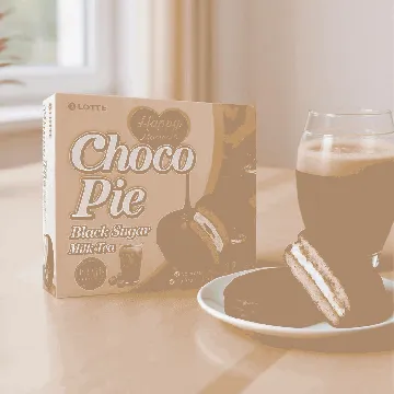 Choco Pie Black Sugar Milk Tea Flavor 12p 11.85 oz