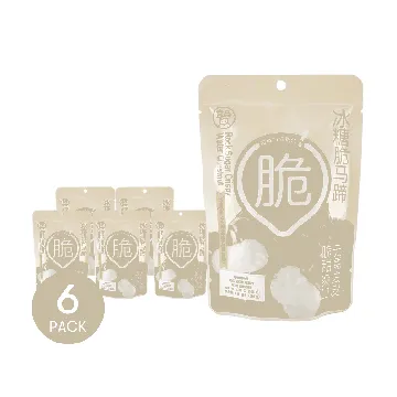 Crystal Sugar Crispy Water Chestnut 3.81 oz*6【6 Packs】