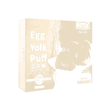Egg Yolk Puff (with Mochi) Cheese& Mung Bean Paste 8.47oz