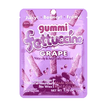 Fettuccine Gummy Candy Grape Flavor 1.7 oz 【Itzy Yuna's Pick】
