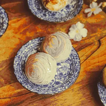 Flaky Taro Pastries - 3 Pieces, 5.64oz
