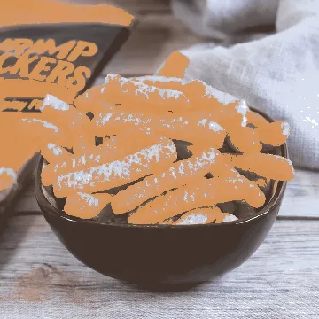 Hot & Spicy Shrimp Crackers, Light & Crispy Seafood Snack, 2.64oz [ Blackpink Jennie's Pick ]