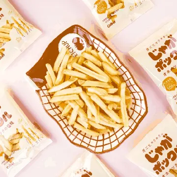 Jaga Pokkuru Three Brothers Hokkaido Premium Potato Sticks,10 Packs* 0.63oz