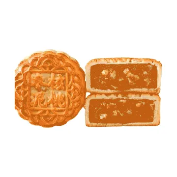 Jujube paste walnut mooncake 100g*5piece