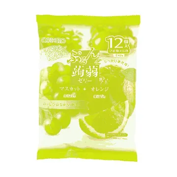 Konjac Jelly Muscat and Orange Flavor 20g*12