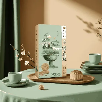 Mung Bean Cake, Osmanthus Flavor, 190g