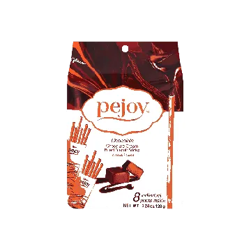 Pejoy Chocolate Cream Cookie Sticks ,8 Packs, 4.24oz