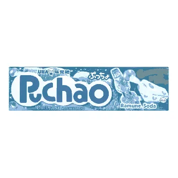 Puchao Ramune Soda Jelly Gummy Candy Soft Candy, 1.76oz