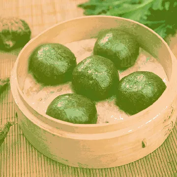 Qingtuan Green Rice Roll Mochi Sesame Paste,14.81 oz【Spring Limited】