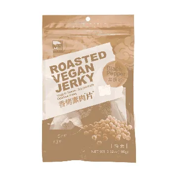 Roasted Vegetarian Meat Slices, Black Pepper, 3.53 oz