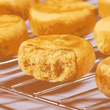 Rousong Chicken Meat Floss Cake - Chinese Dessert, 15 Pieces, 17.46oz