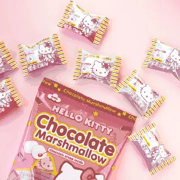 Sanrio Hello Kitty Chocolate-Filled Marshmallows, 1.26oz