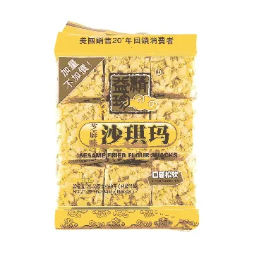 Sesame Sachima Fried Flour Snacks , 18 Pieces 22.6oz