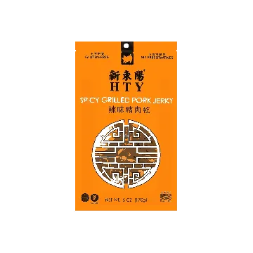 Spicy Grilled Pork Jerky 6 oz【Gluten-Free No Preservatives】