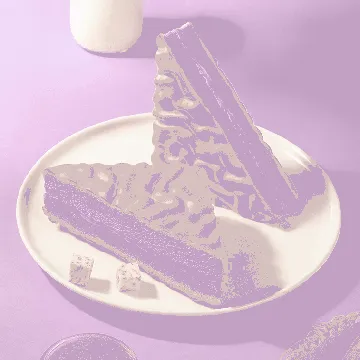 Taro Paste Triangle Cake 70.54 oz