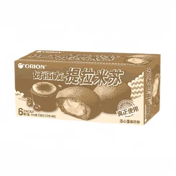 Tiramisu Pie 23g*6 Pieces 1box 138 g