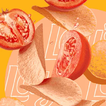 Tomato Potato Chips, 3.17oz
